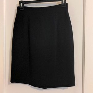 Vintage Navy Pencil Skirt - 4P